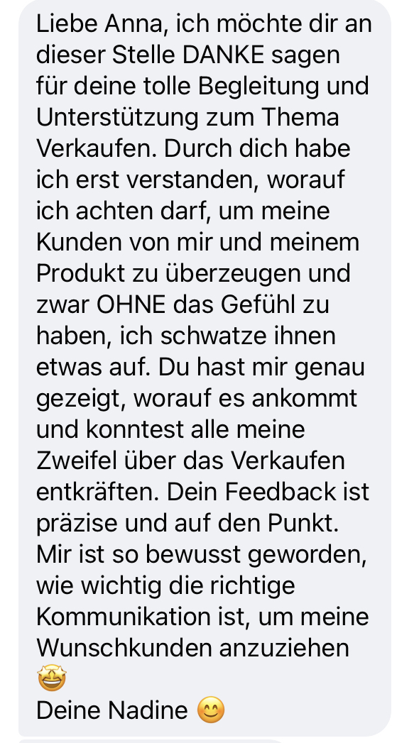 Kundenfeedback Salestraining 2